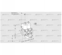 VCG1E25R/20R05NGEWL/PPPP/PPPP (88104622) Клапан с регулятором соотношения Kromschroder