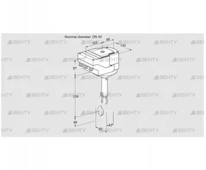 IBH40Z01A/20-30W3TR10 (88302940) Дроссельная заслонка Kromschroder