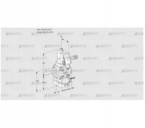 VAH120R/NWSRAE (88031366) Клапан с регулятором расхода Kromschroder