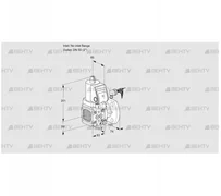 VAS3-/50F/NWGR (88011614) Газовый клапан Kromschroder