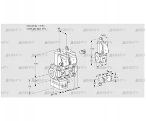 VCD2E32R/32R05D-25NWR/2--3/PPZS (88105616) Регулятор давления Kromschroder