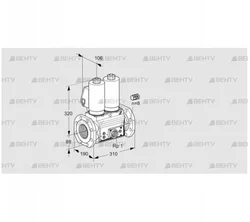 VCS780F05NNKGL3E/PPEP/PPPP (88205288) Сдвоенный газовый клапан Kromschroder