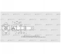 BIC 80LB-300/335-(59)F (84032149) Газовая горелка Kromschroder