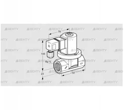 VGP 20R01W6 (85295300) Запорный газовый клапан Kromschroder