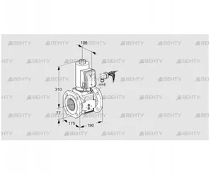 VAS665F05NKGRB/PP/PP (88205075) Газовый клапан Kromschroder