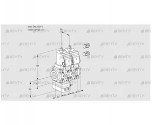 VCD1E25R/25R05D-100NWSR3/PPPP/PPPP (88103828) Регулятор давления Kromschroder