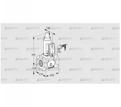 VAS8100F05LWGRB/PP/PP (88204955) Газовый клапан Kromschroder