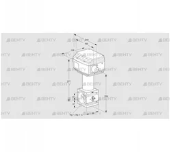 RV 2/YML10W60S1 (86060502) Регулирующий клапан Kromschroder