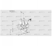 VCH1E25R/25R05NHEVWR6/PPPP/PPPP (88100552) Клапан с регулятором расхода Kromschroder