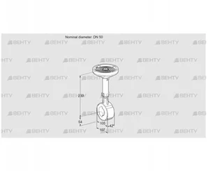 BVHM50W01A (88300177) Дроссельная заслонка Kromschroder