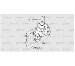 TJ28.0075-A2AMSCNF5D9FSB1 (85401292) Газовая горелка Kromschroder