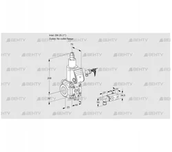 VAS125/-R/LW (88001060) Газовый клапан Kromschroder