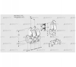 VCS2E40R/40R05NNQR6/PP-3/PPZS (88105854) Сдвоенный газовый клапан Kromschroder