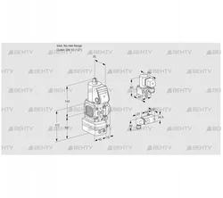 VAD1-/15R/NW-25B (88001704) Газовый клапан с регулятором давления Kromschroder