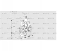 VCG1T20N/20N05GALVQGR/PPPP/PPPP (88107261) Клапан с регулятором соотношения Kromschroder