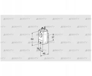 DG 300VC5-5W (84448920) Датчик-реле давления газа Kromschroder