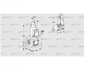 VAS665F05LW3E/B-/PP (88206542) Газовый клапан Kromschroder