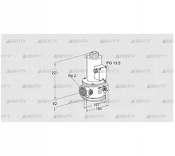 VR 50R01NT33D (85248400) Воздушный электромагнитный клапан Kromschroder