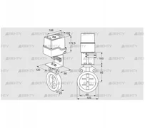 IDR65Z03D350AU/50-60W30TR10 (88303413) Дроссельная заслонка Kromschroder