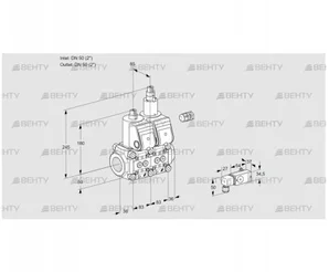 VCS3E50R/50R05NLWR/PP3-/PPPP (88104663) Сдвоенный газовый клапан Kromschroder