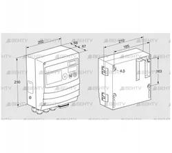 BCU465W2P6C0D0000K1E0-/LM400WF3O0E0- (88680393) Блок управления горением Kromschroder