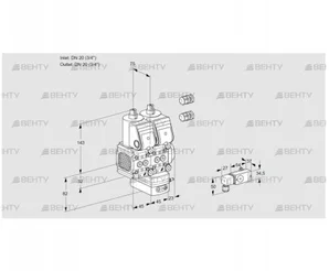 VCD1E20R/20R05FND-50WR3/PP3-/PPPP (88105823) Регулятор давления Kromschroder