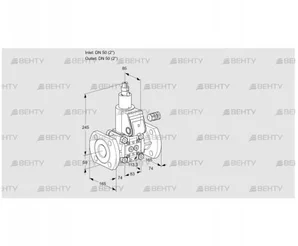 VAS350F/LW (88004435) Газовый клапан Kromschroder