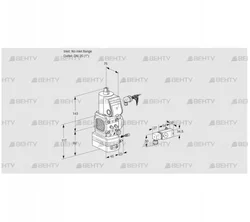 VAG1-/25R/NWAE (88029967) Газовый клапан с регулятором соотношения Kromschroder