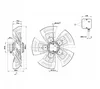 Осевой вентилятор ebmpapst A4D560AN0301