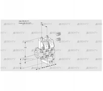 VCH1E25R/15R05NHEWR3/PPPP/PPPP (88101418) Клапан с регулятором расхода Kromschroder