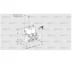 VCS2E40F/40F05NNWL/PPPP/PPPP (88103330) Сдвоенный газовый клапан Kromschroder