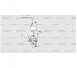 VAS3-/50R/LW (88004220) Газовый клапан Kromschroder