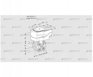 IFC1T25/25N05-15PPPP/20-15Q3E (88300780) Регулирующий клапан с сервоприводом Kromschroder