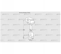 BVHR50Z01A (88302698) Дроссельная заслонка Kromschroder