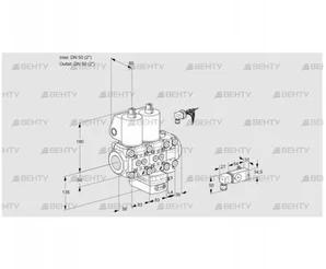 VCG3E50R/50R05NGNVWL/3-PP/PP3- (88107017) Клапан с регулятором соотношения Kromschroder