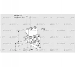 VCG2E40R/40R05NGEWL/PPPP/PPPP (88105245) Клапан с регулятором соотношения Kromschroder