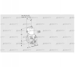 VAS115R/NKSL (88031889) Газовый клапан Kromschroder