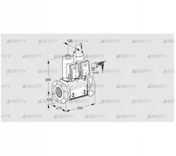 VCS8100F05NLQGRB/PPPP/PPPP (88207348) Сдвоенный газовый клапан Kromschroder