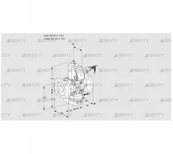 VAG240F/NKAE (88031935) Газовый клапан с регулятором соотношения Kromschroder