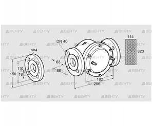 GFK 40F10-6 (81940190) Газовый фильтр Kromschroder