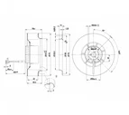 Центробежный вентилятор ebmpapst R1G175AB6302