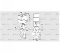 IDR65Z03A350AU/50-60Q30TR10 (88303408) Дроссельная заслонка Kromschroder