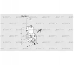 VAS125R/NWGL (88003227) Газовый клапан Kromschroder