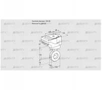 IBAF80/50Z05/20-30W3E (88302223) Дроссельная заслонка Kromschroder