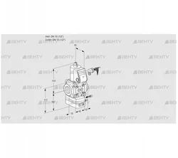 VAG115R/NQBE (88000830) Газовый клапан с регулятором соотношения Kromschroder