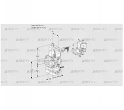 VAG115R/NWBK (88011918) Газовый клапан с регулятором соотношения Kromschroder