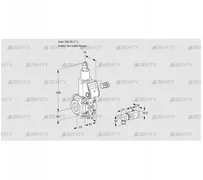 VAS125/-R/LW (88017640) Газовый клапан Kromschroder