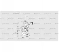 VAD125R/NW-100A (88000201) Газовый клапан с регулятором давления Kromschroder