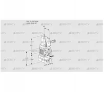 VAH3-/50R/NWSRAE (88029884) Клапан с регулятором расхода Kromschroder