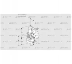 VAG3-/50F/NKAN (88021178) Газовый клапан с регулятором соотношения Kromschroder